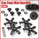 4Set Floor Mat Clips Set of Anti-Slip Fixing Retainers for Car Mats Removable