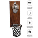 Magnetic Wooden Beer Bottle Opener Football Basketball Wine Opener Refrigerator