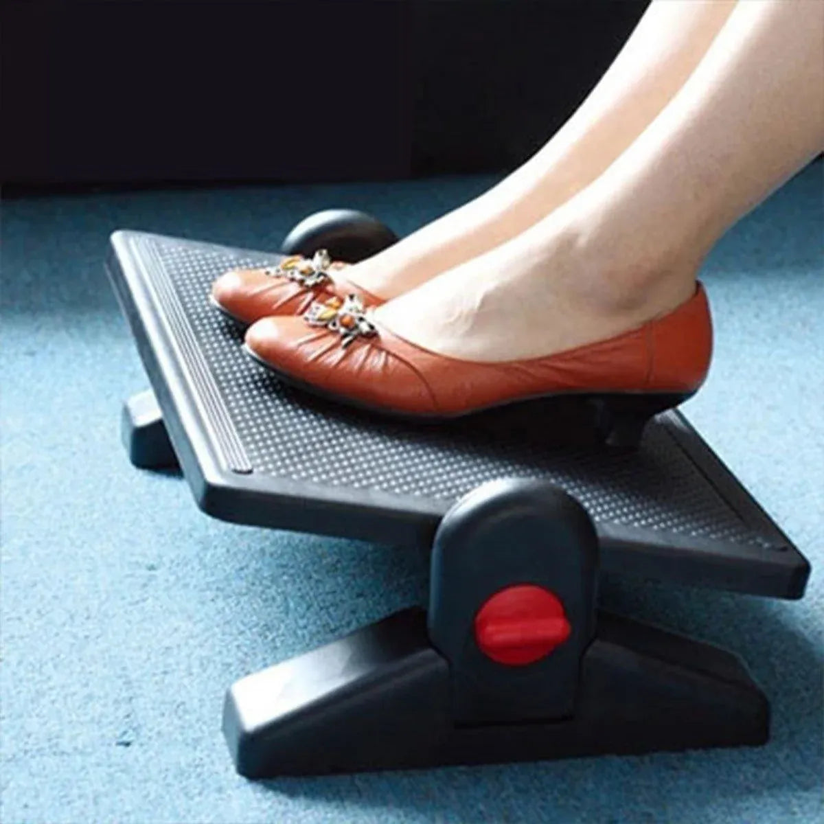 Ergonomic Footrest Stool for Office Foot Pedal Massage Footboard Home