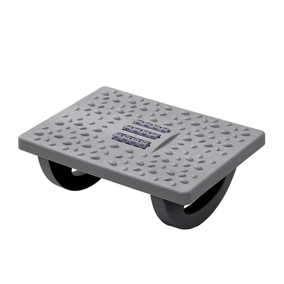 Foot Rest Stool Office Computer Desk Footrest Comfort with Massage Point Household - Grey