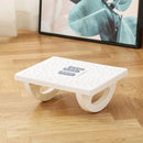 Foot Rest Stool Office Computer Desk Footrest Comfort with Massage Point Household - Grey