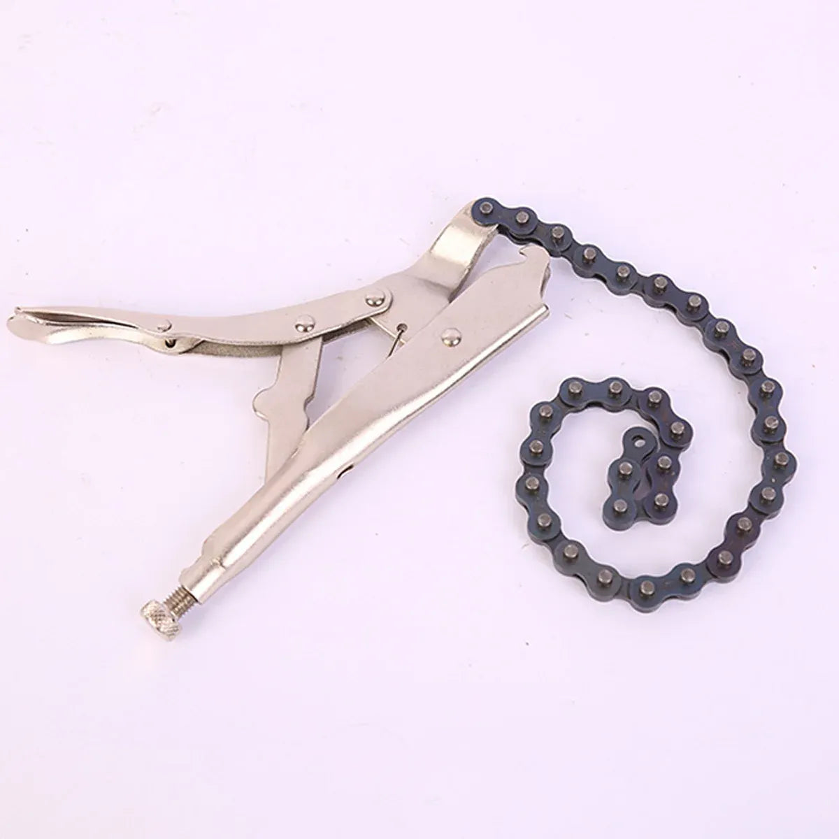 Chain Clamp Pliers Tool Multi Functional Fixed Grip Forceps Repair Maintenance