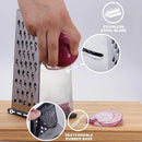 Stainless Steel 4 Sided Kitchen Shredder Multi Purpose Grater Peeler Tool