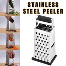 Stainless Steel 4 Sided Kitchen Shredder Multi Purpose Grater Peeler Tool