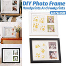 Keepsake DIY Handprint Footprint Photo Frame Kit for Pets or Memories - Black