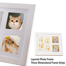 Keepsake DIY Handprint Footprint Photo Frame Kit for Pets or Memories - Black