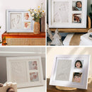 Keepsake DIY Handprint Footprint Photo Frame Kit for Pets or Memories - Black