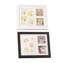 Keepsake DIY Handprint Footprint Photo Frame Kit for Pets or Memories - White
