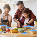 5-Piece Blue Food Cover Set in Assorted Sizes