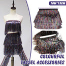 Colourful Tassel Christmas Decoration Accessories Festive Hanging Ornaments for Home