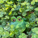 Aquarium Frog Ornament Cute Frog Decor for Fish Tank with Air Bubble Feature