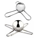3/4 Forks Stainless Steel Ice Balls Reusable Spherical Whisky Chilling Stones - 4 Forks
