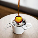 3/4 Forks Stainless Steel Ice Balls Reusable Spherical Whisky Chilling Stones - 4 Forks