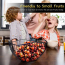 Large Iron Fruit Storage Basket Home Decor Snack Candy Plate Living Room Basket - Gold