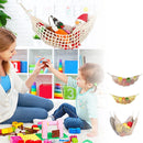 Under Desk Hanging Fruit Basket Kitchen Storage Net Home Organizer for Fruits - Khaki