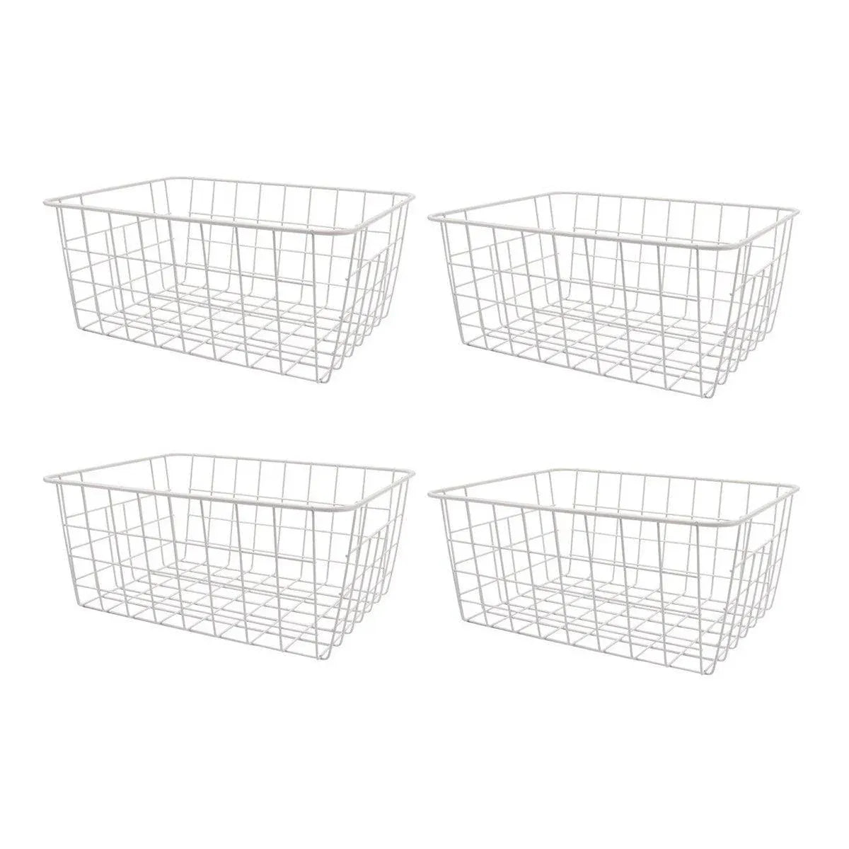 4pcs Fruit Basket Storage Baskets for Kitchen Organization Home Storage Solution