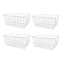 4pcs Fruit Basket Storage Baskets for Kitchen Organization Home Storage Solution