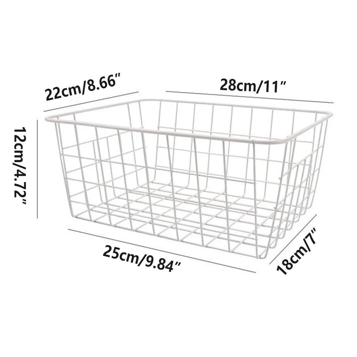 4pcs Fruit Basket Storage Baskets for Kitchen Organization Home Storage Solution