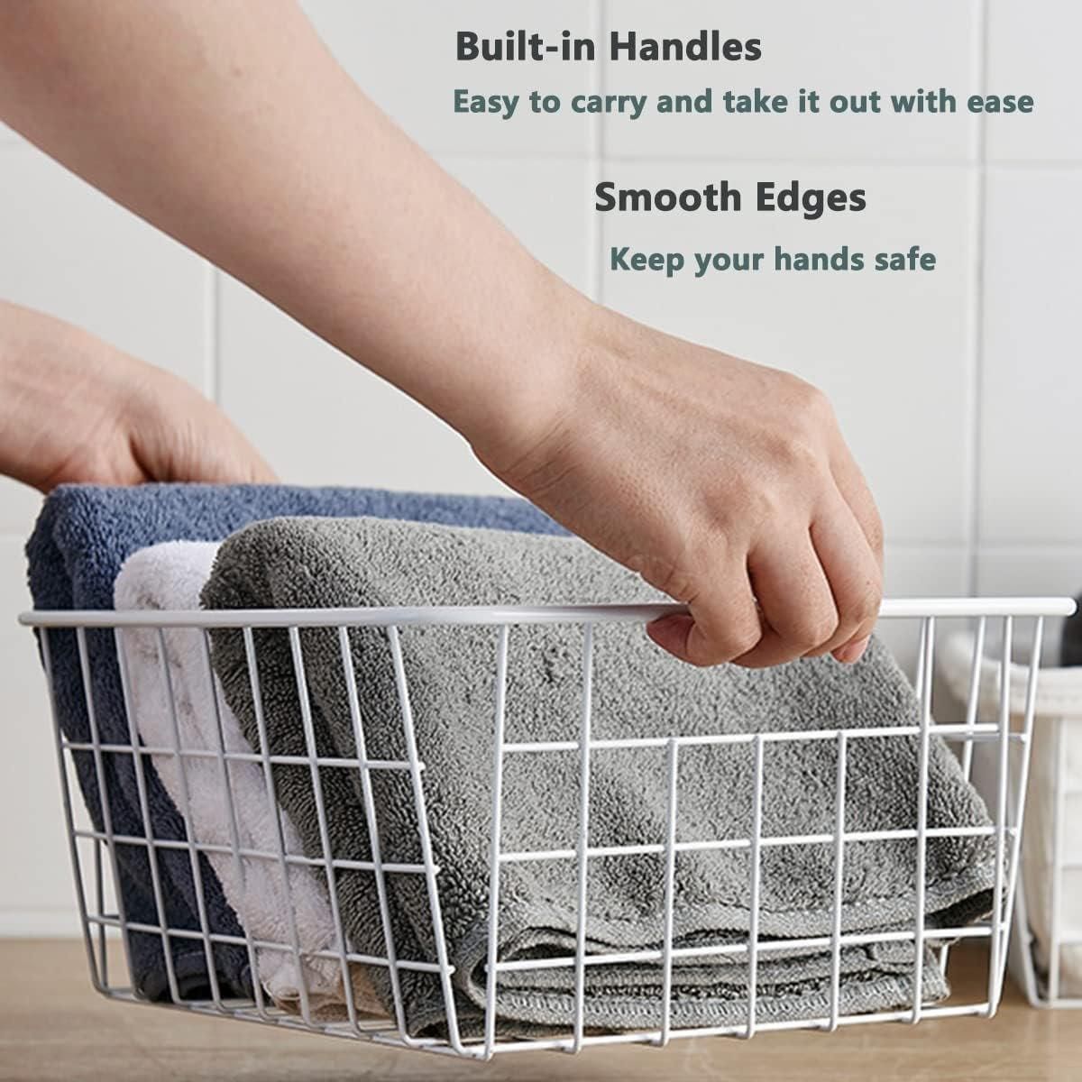 4pcs Fruit Basket Storage Baskets for Kitchen Organization Home Storage Solution