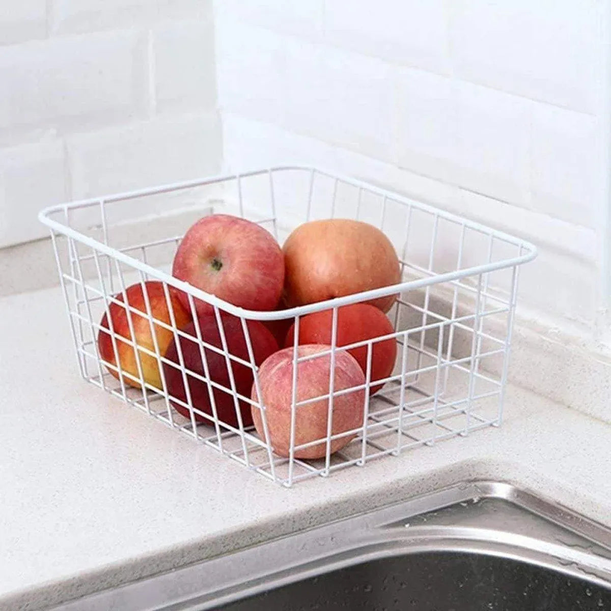 4pcs Fruit Basket Storage Baskets for Kitchen Organization Home Storage Solution
