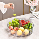 Six Point Fruit Snack Tray With Lid Dried Fruit Nut Candy Box Dustproof Storage