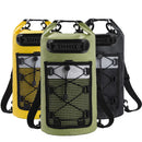 Outdoor Waterproof Dry Bag Roll Top Sack Rafting Swimming Hiking Travel Gear - Yellow - 30L
