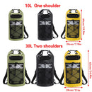 Outdoor Waterproof Dry Bag Roll Top Sack Rafting Swimming Hiking Travel Gear - Yellow - 30L