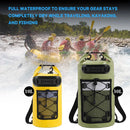 Outdoor Waterproof Dry Bag Roll Top Sack Rafting Swimming Hiking Travel Gear - Yellow - 30L