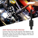 Diesel Engine Fuel Injector Removal Tool Set for Car Truck Repair