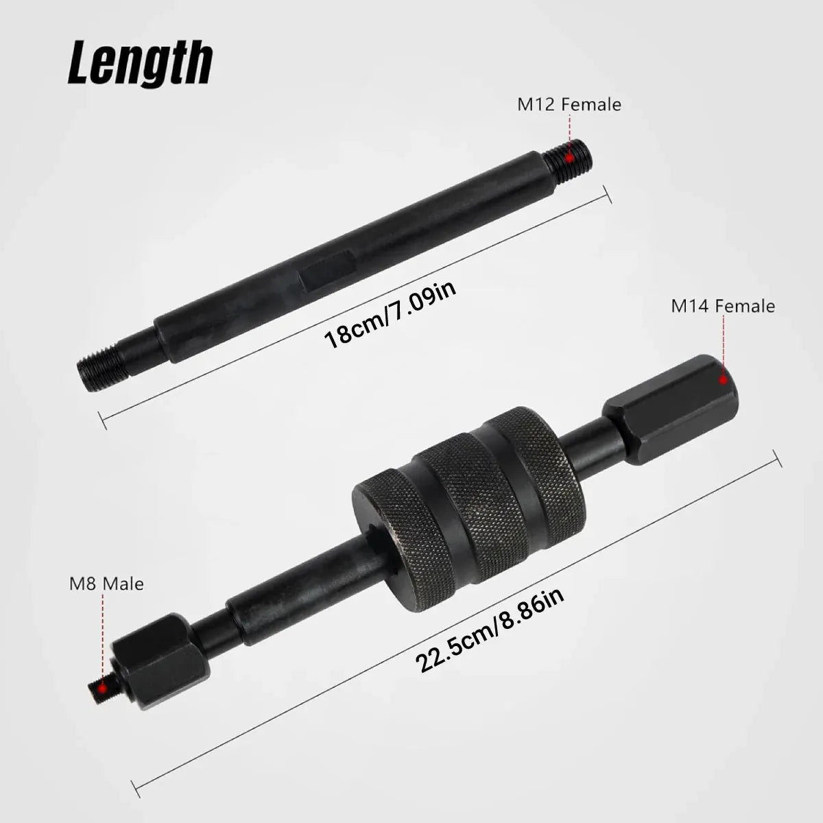 Diesel Engine Fuel Injector Removal Tool Set for Car Truck Repair