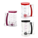 Batter Dispenser Measuring Cup Funnel Cake Cupcake Pancake Baking Tool - Red