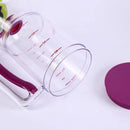 Batter Dispenser Measuring Cup Funnel Cake Cupcake Pancake Baking Tool - Red