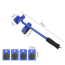Furniture Lifter and Mover Tool Set 5PCS Heavy Duty Roller Sliders for Moving