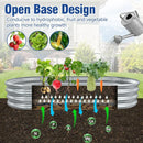 Galvanized Raised Garden Bed Metal Planter Box for Vegetables Flowers Herbs