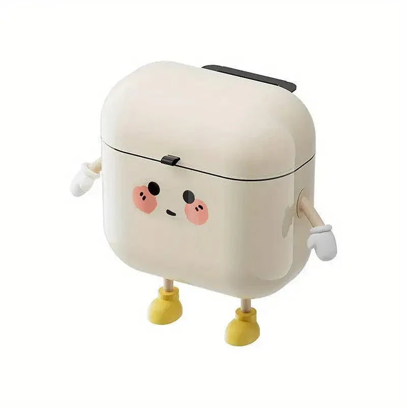 Large Waterproof Wall Mounted Rubbish Bin for Kitchen Bathroom Waste Storage