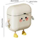 Large Waterproof Wall Mounted Rubbish Bin for Kitchen Bathroom Waste Storage