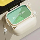 Large Waterproof Wall Mounted Rubbish Bin for Kitchen Bathroom Waste Storage