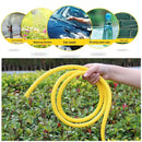 Heavy Duty Garden Hose Pipe Reel Reinforced Anti-kink Outdoor Hosepipe Yellow - 20m