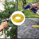 Heavy Duty Garden Hose Pipe Reel Reinforced Anti-kink Outdoor Hosepipe Yellow - 20m