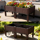 Garden Vegetable Planting Box Durable Sturdy for Patio Balcony Outdoor Growing