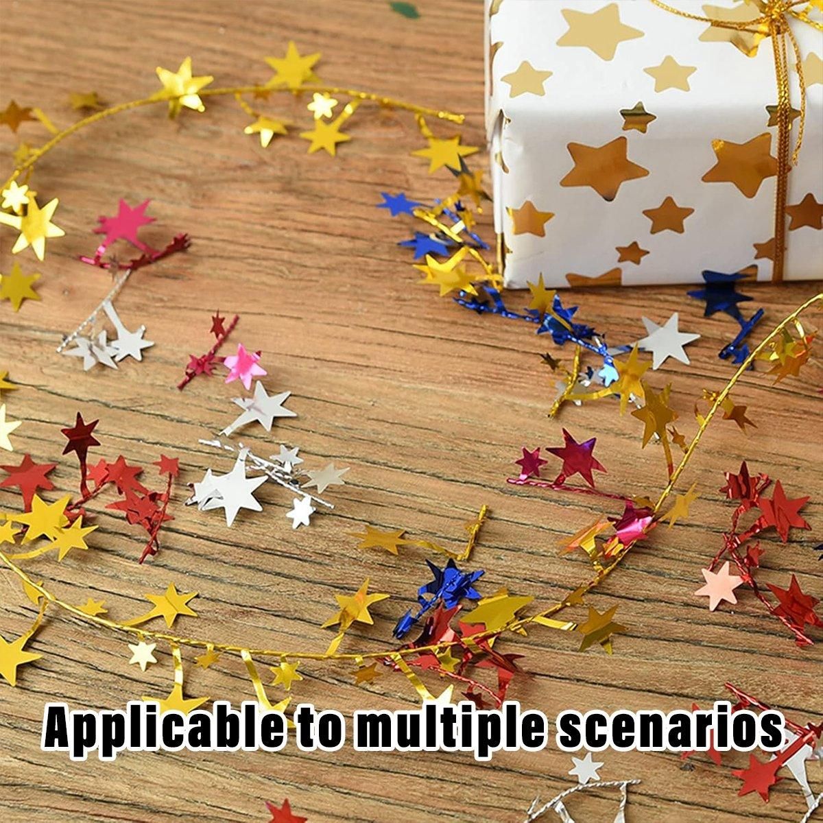 10pcs Christmas Wreath Decorations Festive Holiday Door Hanging Ornament Set - Red