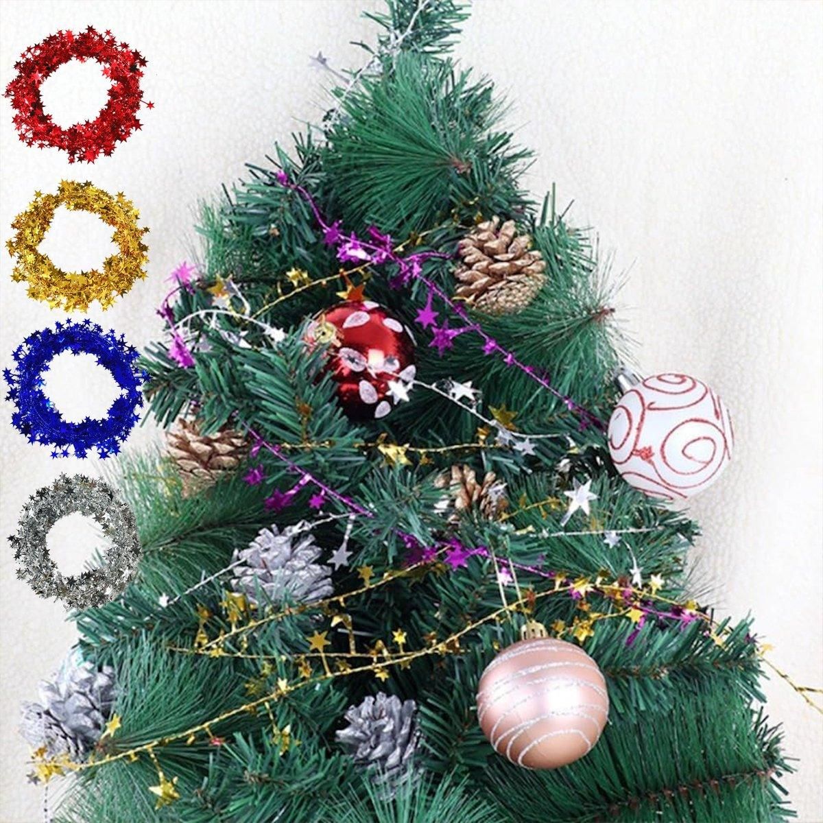 10pcs Christmas Wreath Decorations Festive Holiday Door Hanging Ornament Set - Red