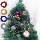 10pcs Christmas Wreath Decorations Festive Holiday Door Hanging Ornament Set - Red