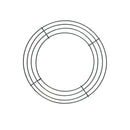 Festive Christmas Wreath Wire 10pcs Small Roll Floral Craft Decoration Supplies - 25cm