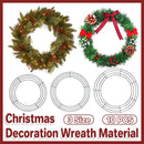 Festive Christmas Wreath Wire 10pcs Small Roll Floral Craft Decoration Supplies - 25cm