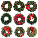 Festive Christmas Wreath Wire 10pcs Small Roll Floral Craft Decoration Supplies - 35cm