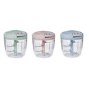 900ml Manual Meat Mincer Garlic Chopper Rotate Garlic Press Crusher Meat Grinder - Green