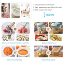 900ml Manual Meat Mincer Garlic Chopper Rotate Garlic Press Crusher Meat Grinder - Green