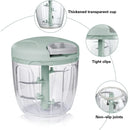 900ml Manual Meat Mincer Garlic Chopper Rotate Garlic Press Crusher Meat Grinder - Green