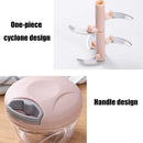 900ml Manual Meat Mincer Garlic Chopper Rotate Garlic Press Crusher Meat Grinder - Green